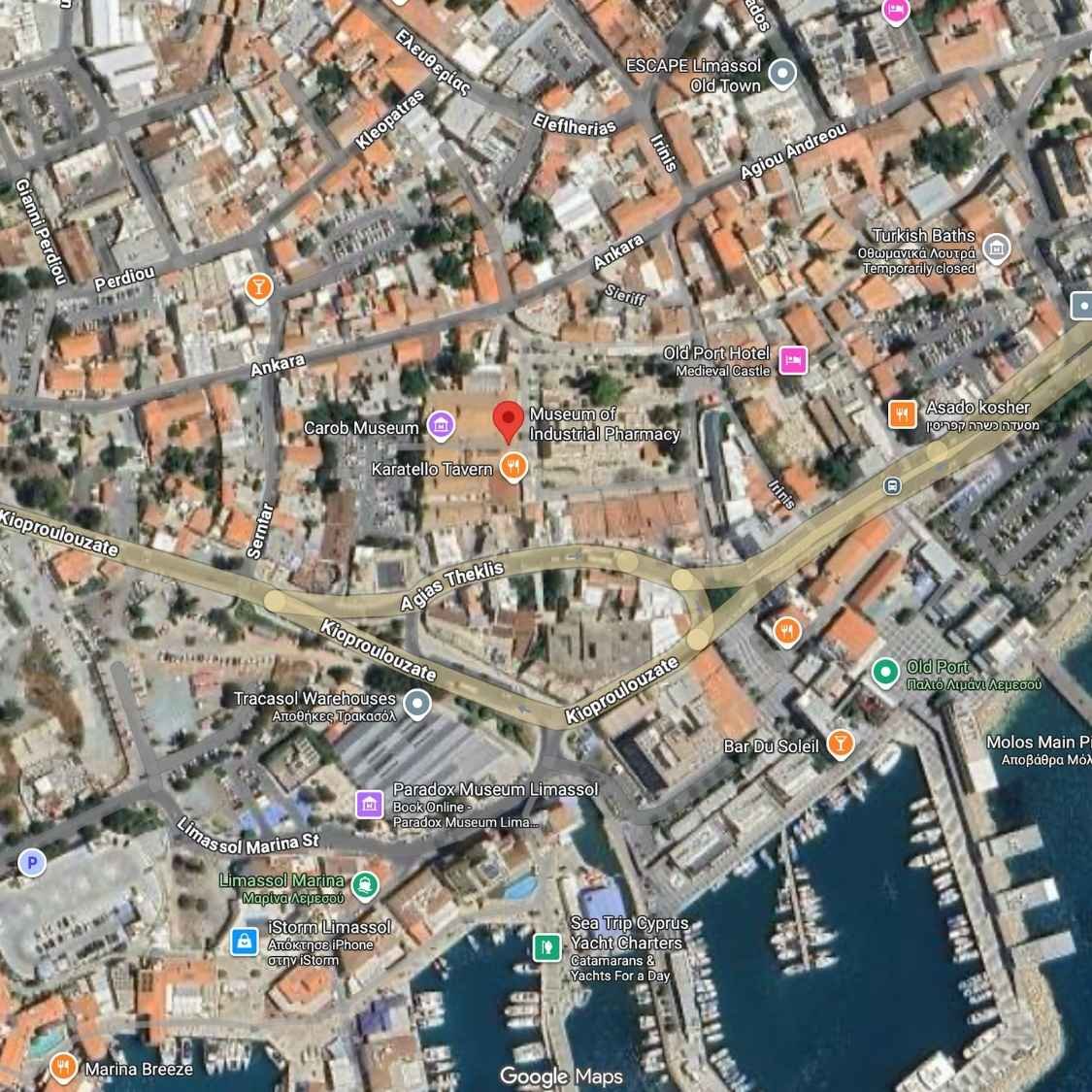 Pattichis Museum Map